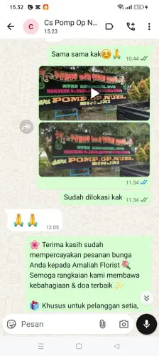 Testimonial Papan Bunga lebakgedong