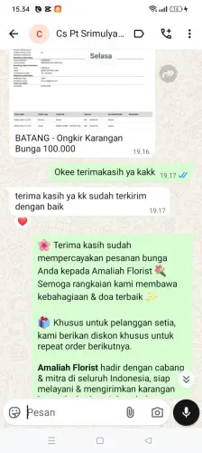 Testimonial Papan Bunga lebakgedong