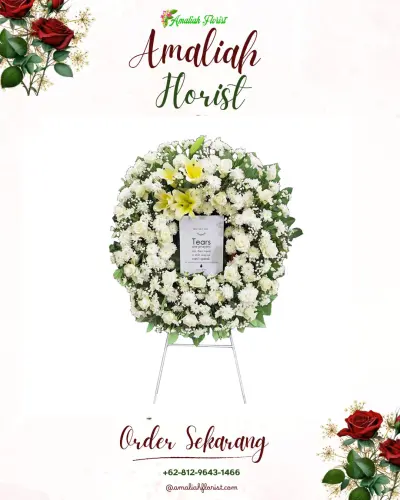 Krans Bunga Duka Cita lebakgedong